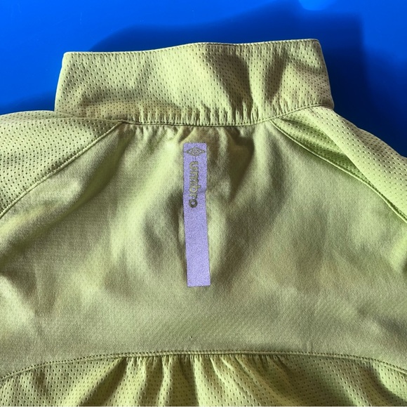 Umbro lime green running quarter zip - Picture 3 of 5